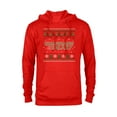 thumbnail image 1 of Marvel Guardians of the Galaxy: Holiday Special Sweater - Pullover Hoodie for Adults - Customized-Red, 1 of 5