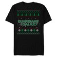 thumbnail image 1 of Marvel Guardians of the Galaxy: Holiday Special Sweater - Short Sleeve Blended T-Shirt for Adults - Customized-Black, 1 of 5