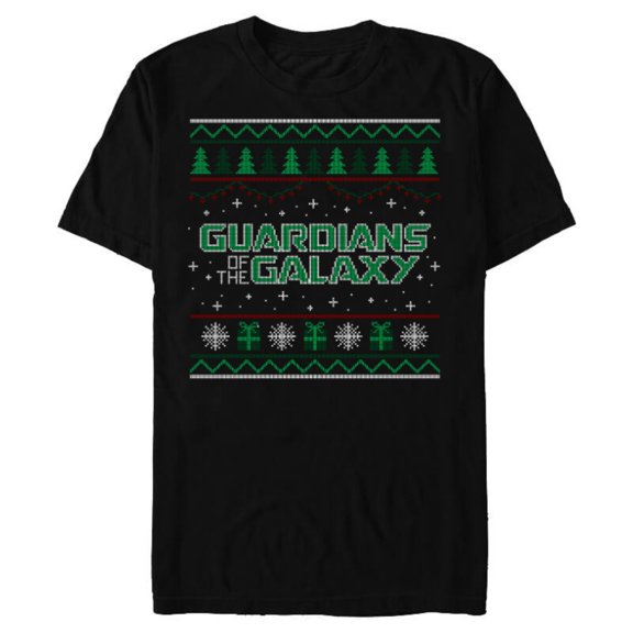 Marvel Guardians of the Galaxy: Holiday Special Sweater - Short Sleeve Blended T-Shirt for Adults - Customized-Black