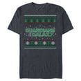 thumbnail image 1 of Marvel Guardians of the Galaxy: Holiday Special Sweater - Short Sleeve Blended T-Shirt for Adults - Customized-Navy Heather, 1 of 5