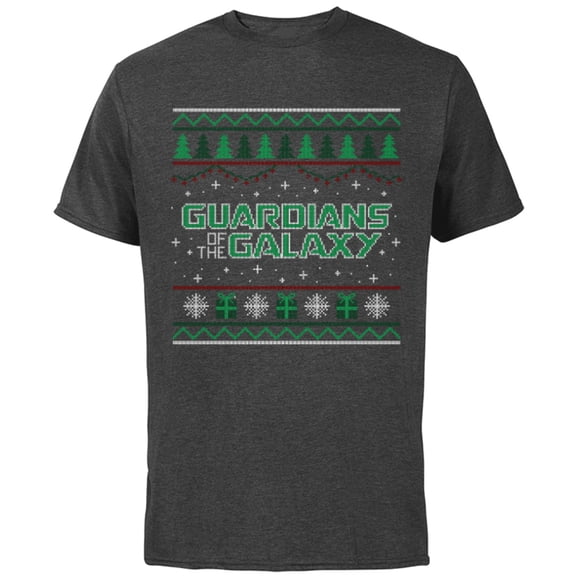 Marvel Guardians of the Galaxy: Holiday Special Sweater - Short Sleeve Cotton T-Shirt for Adults - Customized-Charcoal