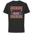 thumbnail image 1 of Marvel Guardians of the Galaxy: Holiday Special Ugly Sweater - Short Sleeve Cotton T-Shirt for Adults - Customized-Black, 1 of 5