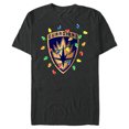 thumbnail image 1 of Marvel Guardians of the Galaxy Logo Holiday Christmas Lights - Short Sleeve Blended T-Shirt for Adults - Customized-Dark Heather, 1 of 5