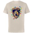 thumbnail image 1 of Marvel Guardians of the Galaxy Logo Holiday Christmas Lights - Short Sleeve Cotton T-Shirt for Adults - Customized-Natural, 1 of 5