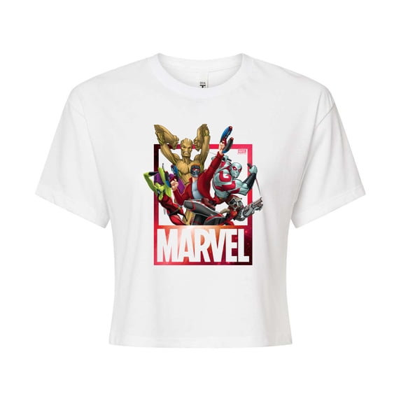 Marvel Guardians of the Galaxy - Marvel Juniors Cropped Graphic T-Shirt