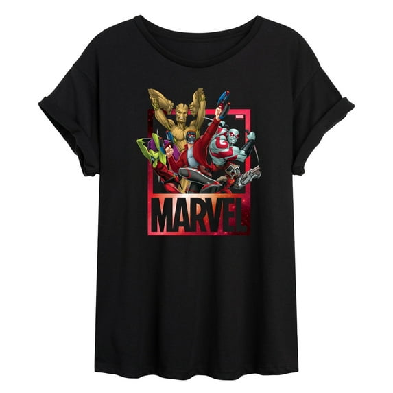 Marvel Guardians of the Galaxy - Marvel Women's Oversized Graphic T-Shirt