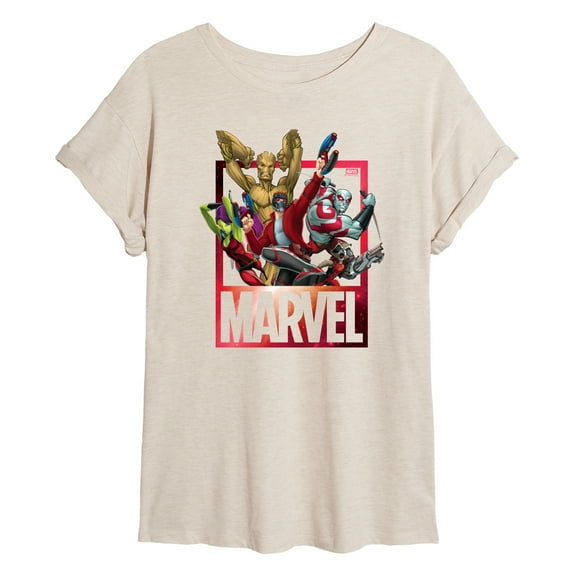 Marvel Guardians of the Galaxy - Marvel Women's Oversized Graphic T-Shirt
