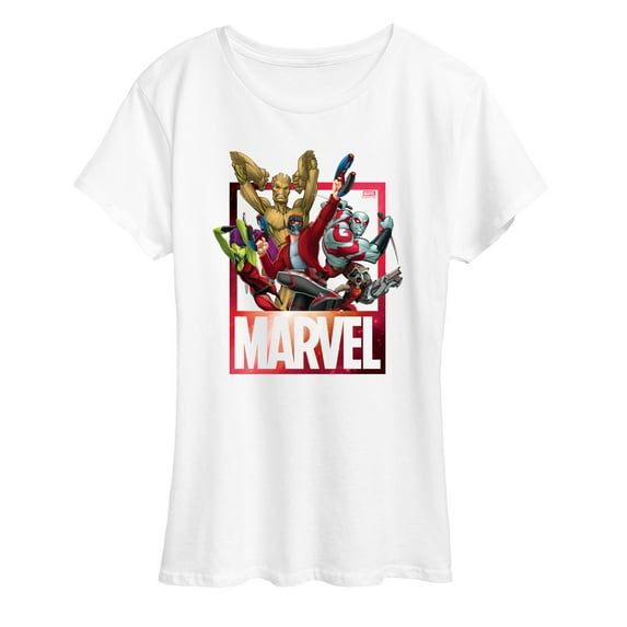 Marvel Guardians of the Galaxy - Marvel Women's Short Sleeve Graphic T-Shirt