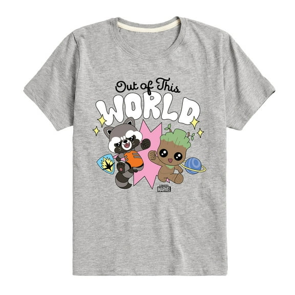 Marvel Guardians of the Galaxy - Out Of This World - Toddler And Youth Short Sleeve Graphic T-Shirt