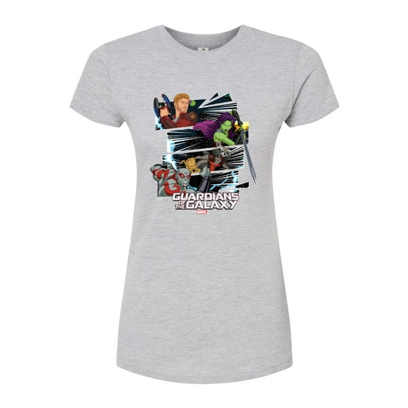 Marvel Guardians of the Galaxy - Panels - Juniors Fitted Graphic T-Shirt