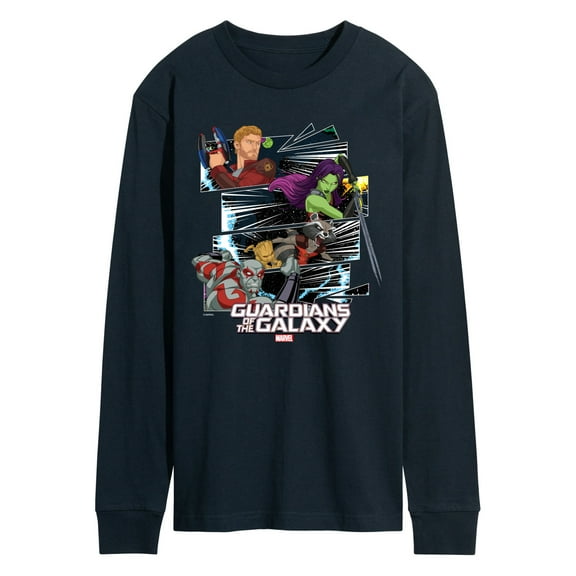 Marvel Guardians of the Galaxy - Panels - Men's Long Sleeve Graphic T-Shirt