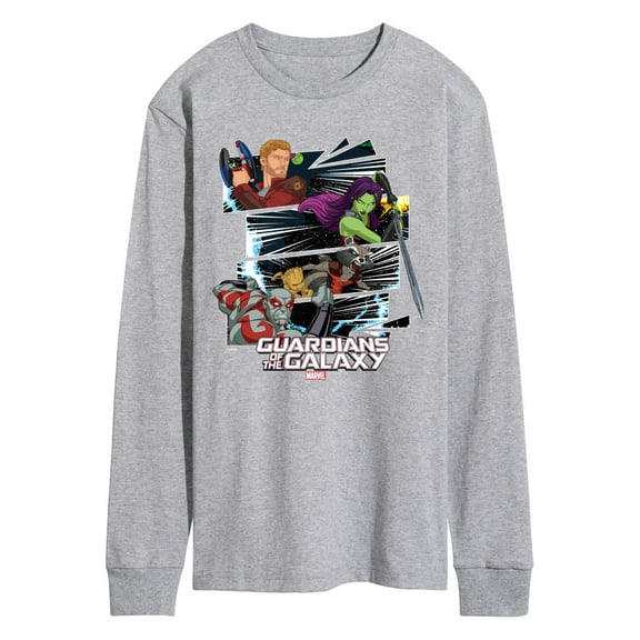 Marvel Guardians of the Galaxy - Panels - Men's Long Sleeve Graphic T-Shirt