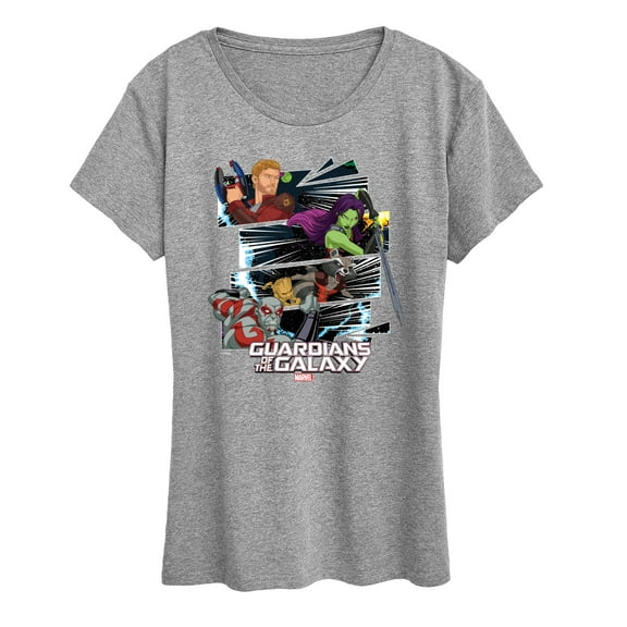 Marvel Guardians of the Galaxy - Panels - Women's Short Sleeve Graphic T-Shirt