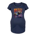 thumbnail image 1 of Marvel Guardians of the Galaxy - Rocket Raccoon - Maternity Scoop Neck Graphic T-Shirt, 1 of 5