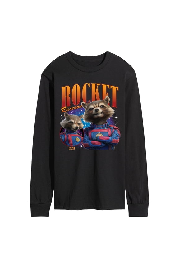 Guardians of the Galaxy - Rocket Raccoon - Men's Long Sleeve Graphic T-Shirt
