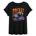 thumbnail image 1 of Marvel Guardians of the Galaxy - Rocket Raccoon - Women's Oversized Graphic T-Shirt, 1 of 5