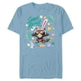 thumbnail image 1 of Marvel Guardians of the Galaxy Rocket Sweet Rabbit Easter - Short Sleeve Blended T-Shirt for Adults - Customized-Ocean Blue, 1 of 5