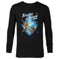 thumbnail image 1 of Marvel Guardians of the Galaxy Season’s Grootings Holiday Standard - Long Sleeve T-Shirt for Men – Customized-Black, 1 of 5