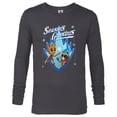 thumbnail image 1 of Marvel Guardians of the Galaxy Season’s Grootings Holiday Standard - Long Sleeve T-Shirt for Men – Customized-Charcoal Heather, 1 of 5
