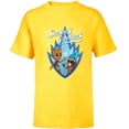 thumbnail image 1 of Marvel Guardians of the Galaxy Season’s Grootings Holiday Standard - Short Sleeve T-Shirt for Kids – Customized-Yellow, 1 of 5