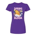 thumbnail image 1 of Marvel - Spring Is In Bloom Groot - Juniors Fitted Short Sleeve Graohic T-Shirt, 1 of 4