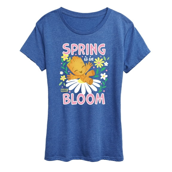 Marvel - Spring Is In Bloom Groot - Women's Short Sleeve Graphic T-Shirt
