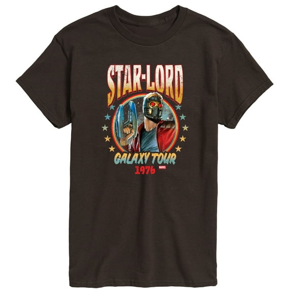 Marvel Guardians of the Galaxy - Star Lord Band Tee Style - Men's Short Sleeve Graphic T-Shirt