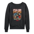 thumbnail image 1 of Marvel Guardians of the Galaxy - Star Lord Band Tee Style - Women's French Terry Pullover Long Sleeve Shirt, 1 of 5