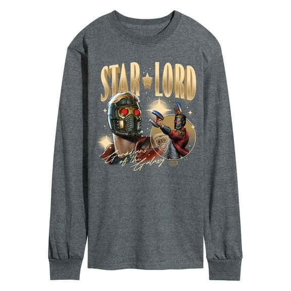 Marvel Guardians of the Galaxy - Star Lord - Men's Long Sleeve Graphic T-Shirt