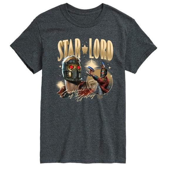 Marvel Guardians of the Galaxy - Star Lord - Men's Short Sleeve Graphic T-Shirt