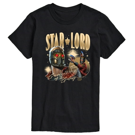 Marvel Guardians of the Galaxy - Star Lord - Men's Short Sleeve Graphic T-Shirt