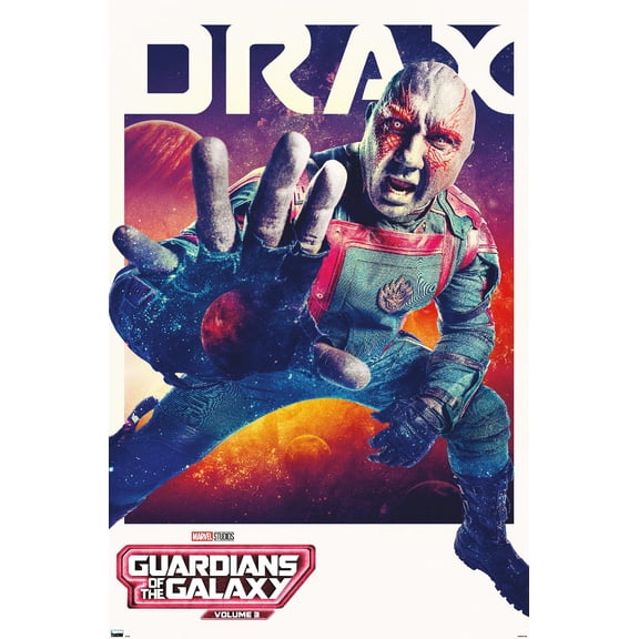 Marvel Guardians of the Galaxy Vol. 3 - Drax One Sheet Wall Poster, 22.375" x 34"
