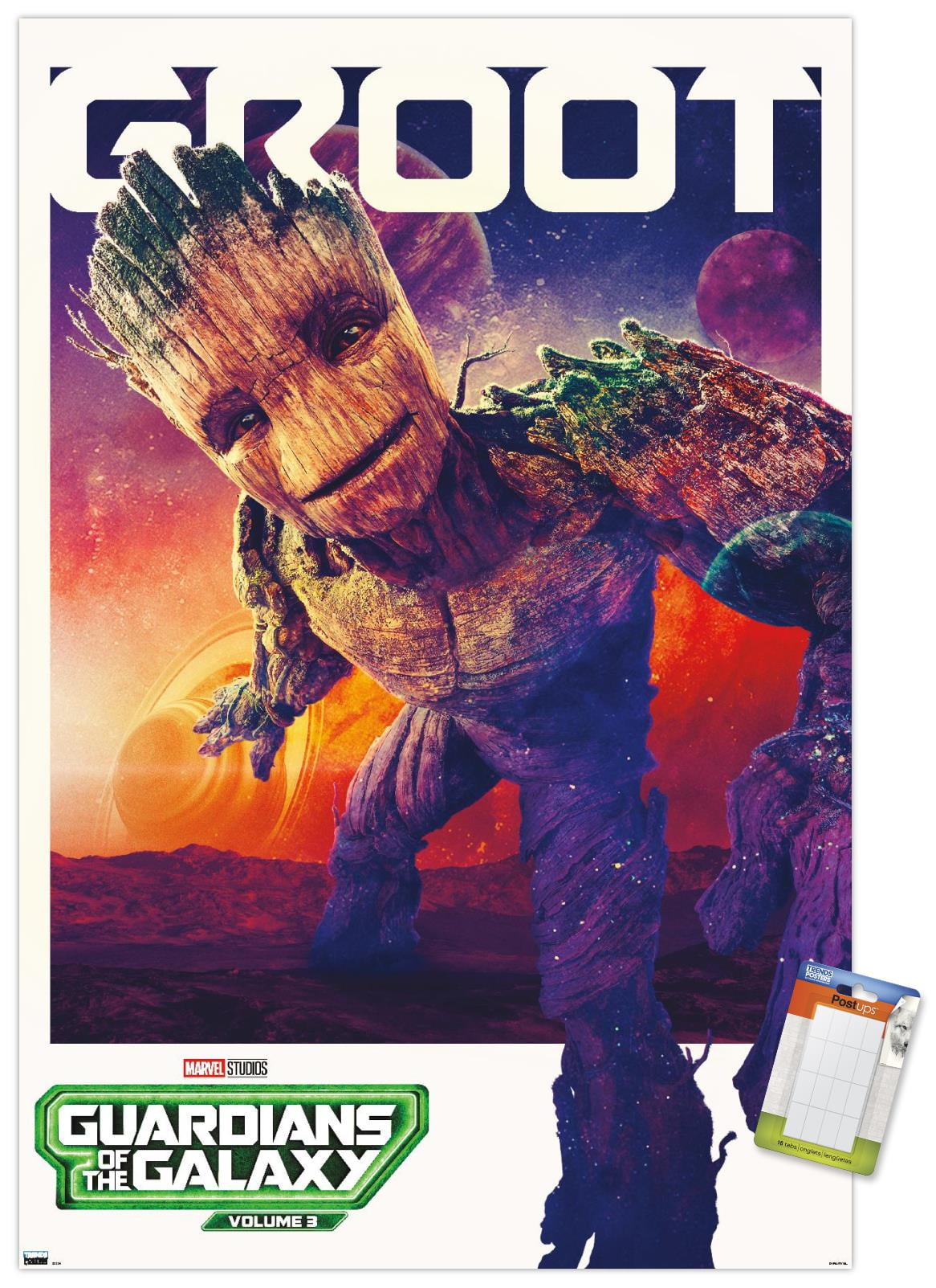 Groot Cbb Marvel Guardians of the Galaxy Vol. 3 - Groot One Sheet Wall Poster, 22 ...