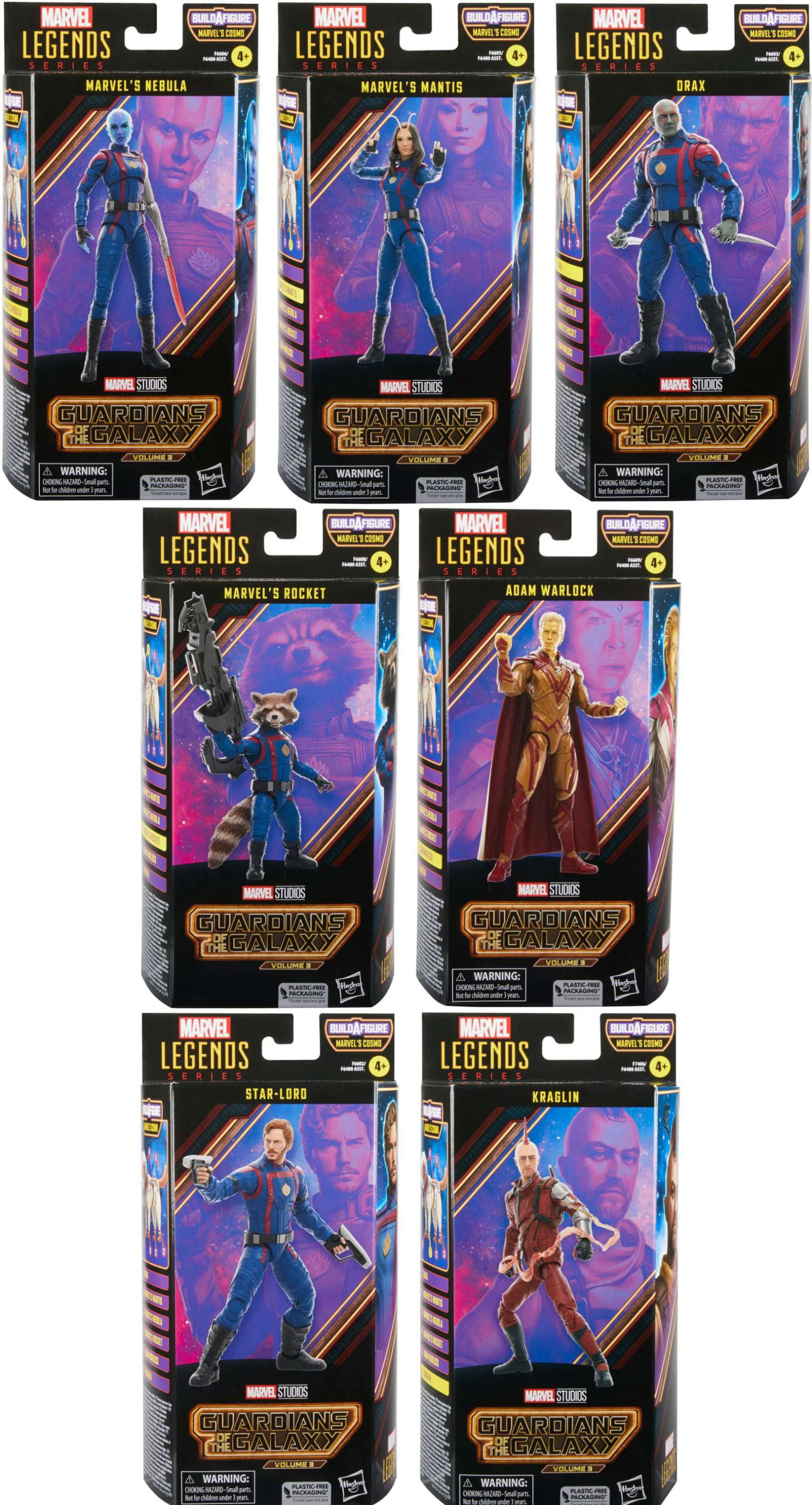 アメコミ MARVEL GUARDIANS OF THE GALAXY SET Amazon.com: Marvel Legends Guardians of The Galaxy 6 Inch