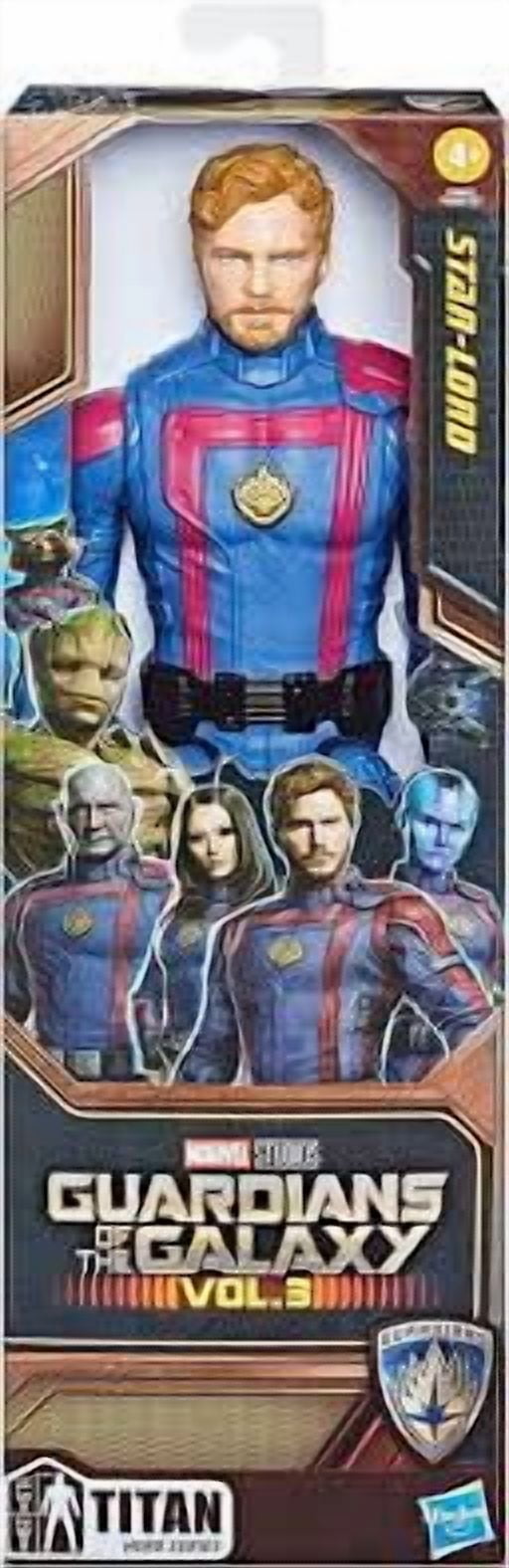 Marvel Guardians of The Galaxy Vol.3 Titan Hero Series Star-Lord Action Figure, 11-Inch Action Figure, Super Hero Toys for Kids, Ages 4 and Up