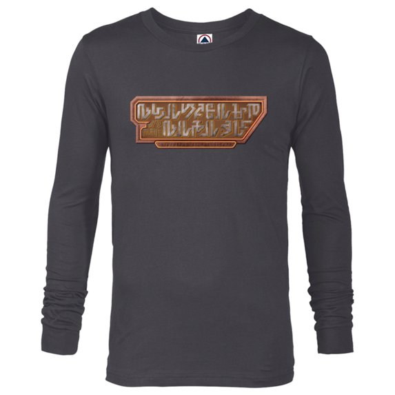 Marvel Guardians of the Galaxy Volume 3 Alien Logo Sign - Long Sleeve T-Shirt for Men - Customized-Charcoal Heather