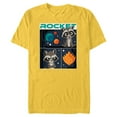 thumbnail image 1 of Marvel Guardians of the Galaxy Volume 3 Baby Rocket Panels - Short Sleeve Blended T-Shirt for Adults - Customized-Yellow, 1 of 5