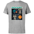 thumbnail image 1 of Marvel Guardians of the Galaxy Volume 3 Baby Rocket Panels - Short Sleeve Cotton T-Shirt for Adults - Customized-Athletic Heather, 1 of 5