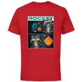 thumbnail image 1 of Marvel Guardians of the Galaxy Volume 3 Baby Rocket Panels - Short Sleeve Cotton T-Shirt for Adults - Customized-Red, 1 of 5