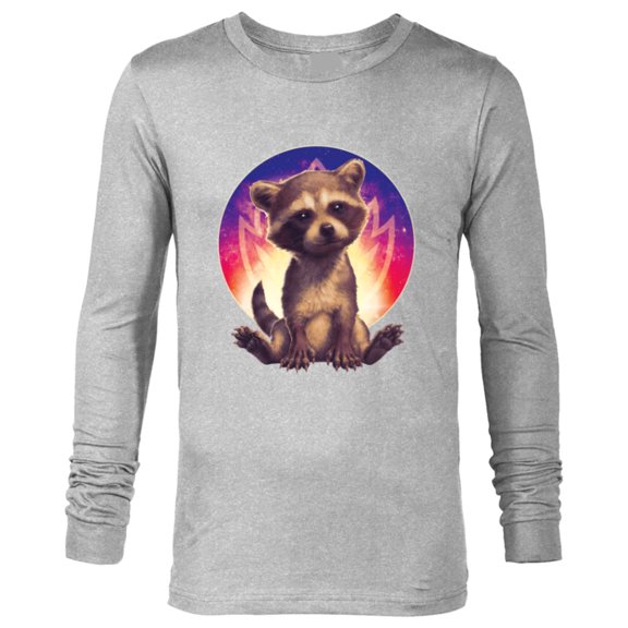 Marvel Guardians of the Galaxy Volume 3 Baby Rocket Raccoon - Long Sleeve T-Shirt for Men - Customized-Athletic Heather