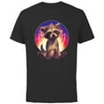 thumbnail image 1 of Marvel Guardians of the Galaxy Volume 3 Baby Rocket Raccoon - Short Sleeve Cotton T-Shirt for Adults - Customized-Black, 1 of 5