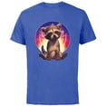 thumbnail image 1 of Marvel Guardians of the Galaxy Volume 3 Baby Rocket Raccoon - Short Sleeve Cotton T-Shirt for Adults - Customized-Royal Heather, 1 of 5