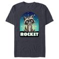 thumbnail image 1 of Marvel Guardians of the Galaxy Volume 3 Baby Rocket Toony - Short Sleeve Blended T-Shirt for Adults - Customized-Navy Heather, 1 of 5