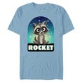 thumbnail image 1 of Marvel Guardians of the Galaxy Volume 3 Baby Rocket Toony - Short Sleeve Blended T-Shirt for Adults - Customized-Ocean Blue, 1 of 5