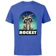 thumbnail image 1 of Marvel Guardians of the Galaxy Volume 3 Baby Rocket Toony - Short Sleeve Cotton T-Shirt for Adults - Customized-Royal Heather, 1 of 5