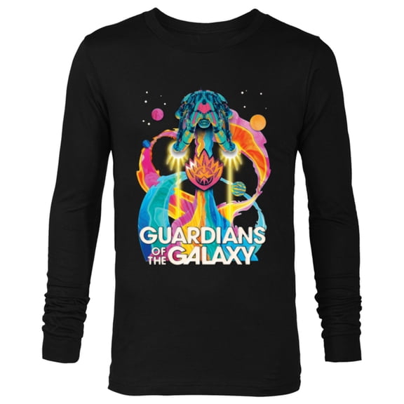 Marvel Guardians of the Galaxy Volume 3 Bowie Space Rainbow - Long Sleeve T-Shirt for Men - Customized-Black