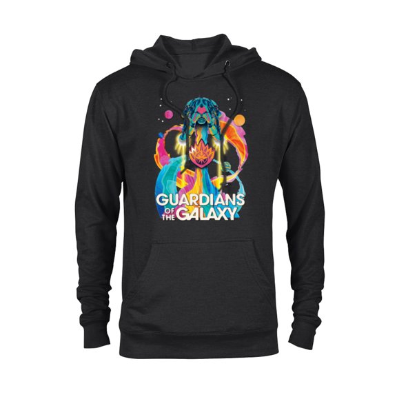 Marvel Guardians of the Galaxy Volume 3 Bowie Space Rainbow - Pullover Hoodie for Adults - Customized-Black