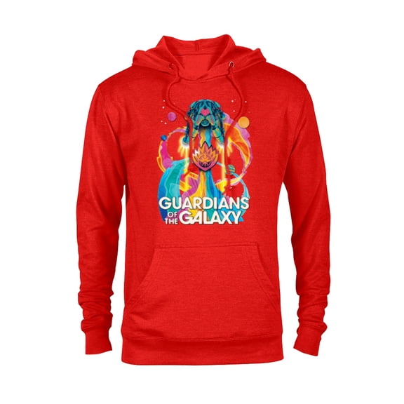 Marvel Guardians of the Galaxy Volume 3 Bowie Space Rainbow - Pullover Hoodie for Adults - Customized-Red