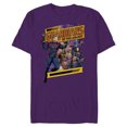 thumbnail image 1 of Marvel Guardians of the Galaxy Volume 3 Comic Style and Logo - Short Sleeve Blended T-Shirt for Adults - Customized-Purple, 1 of 5