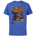 thumbnail image 1 of Marvel Guardians of the Galaxy Volume 3 Comic Style and Logo - Short Sleeve Cotton T-Shirt for Adults - Customized-Royal Heather, 1 of 5